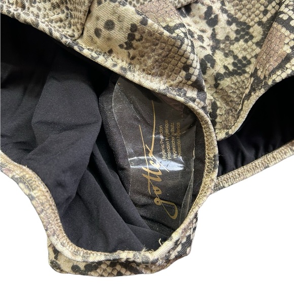 PROFILE BY GOTTEX Classics Womens safari print modest one piece swimsuit NWT - Picture 6 of 12